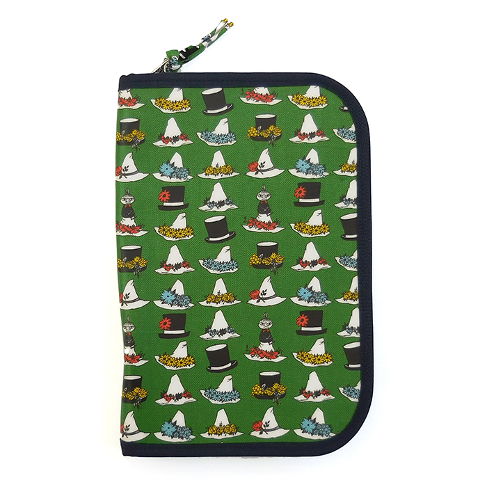 099A005003 ハンプMOOMIN Hat 母子手帳ケース GREEN | D-ARMS ONLINE SHOP