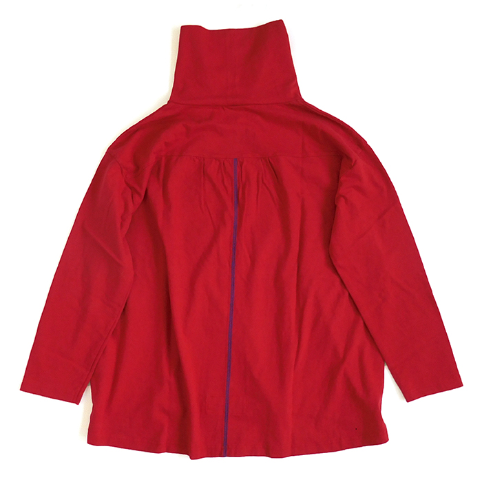 13C-13 GirlsインナーTシャツ オフタートル長袖T 3レッド