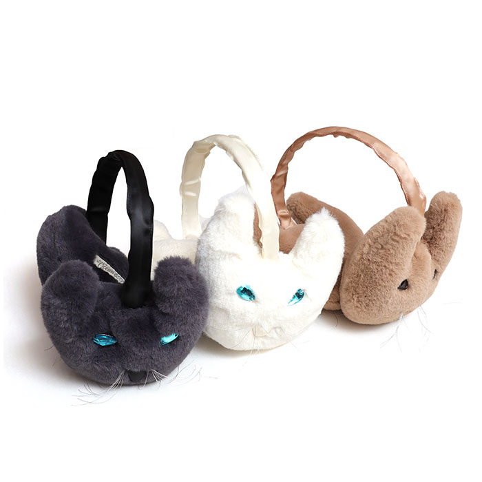 4523902 ネコモチーフ イヤーマフ