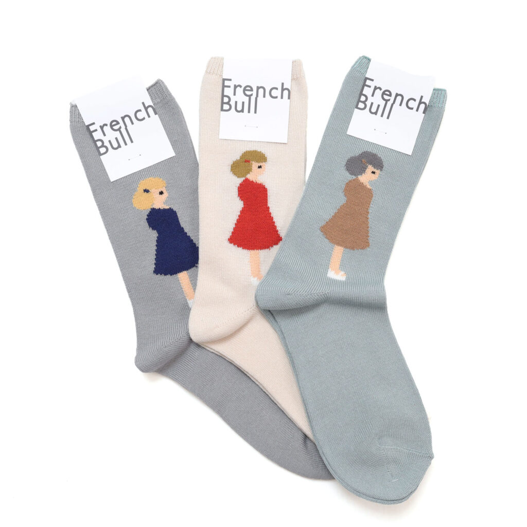 French bull フレンチブル 11-26104 カップルソックス vacances 靴下 おしゃれ