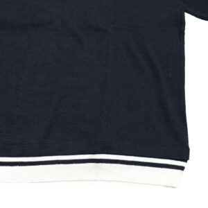 mao made マオメイド 611120 CHOやわらかチョーしなやか超ほおずりコットンシリーズ ボーダーTEEインに着てる風プルオーバー トップス