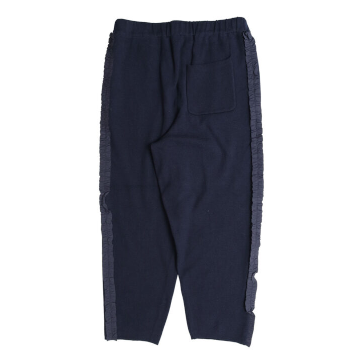 mao made マオメイド 611123 サイドふりふりフリルテーパードパンツ ボトム フリル