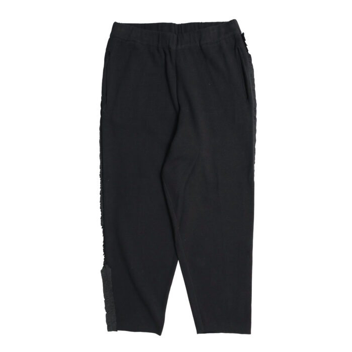 mao made マオメイド 611123 サイドふりふりフリルテーパードパンツ ボトム フリル