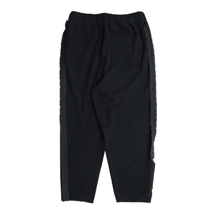 mao made マオメイド 611123 サイドふりふりフリルテーパードパンツ ボトム フリル