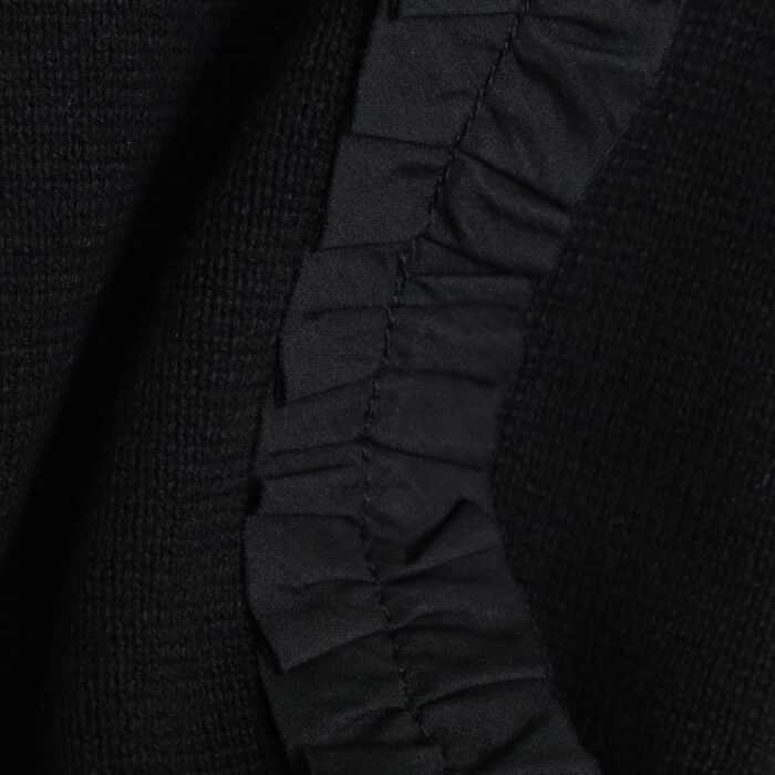 mao made マオメイド 611123 サイドふりふりフリルテーパードパンツ ボトム フリル