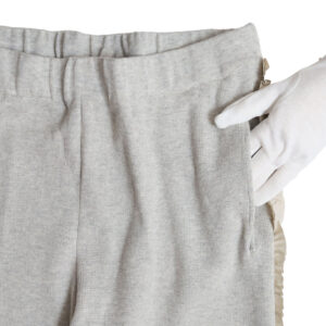 mao made マオメイド 611123 サイドふりふりフリルテーパードパンツ ボトム フリル