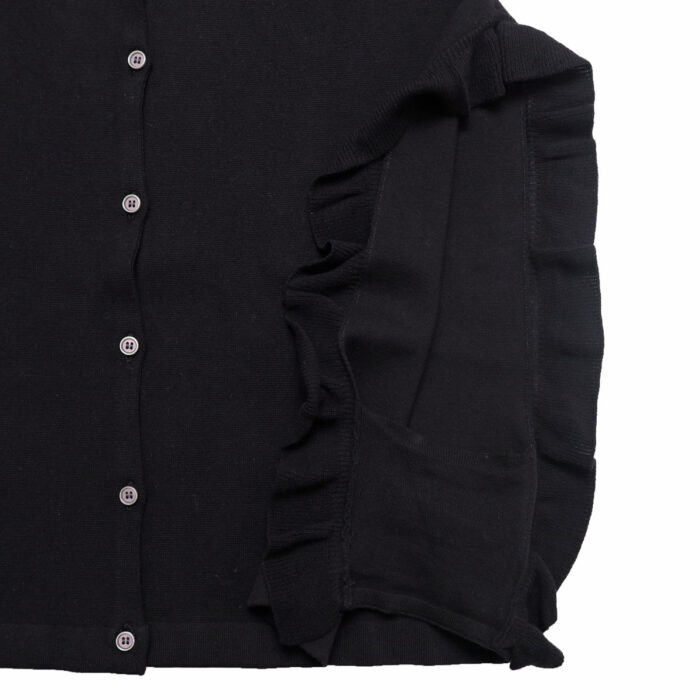 mao made マオメイド 611126 シルケットコットンミラノリブコレクション 2WAYふりふりフリルベスト フリル ベスト トップス 2WAY