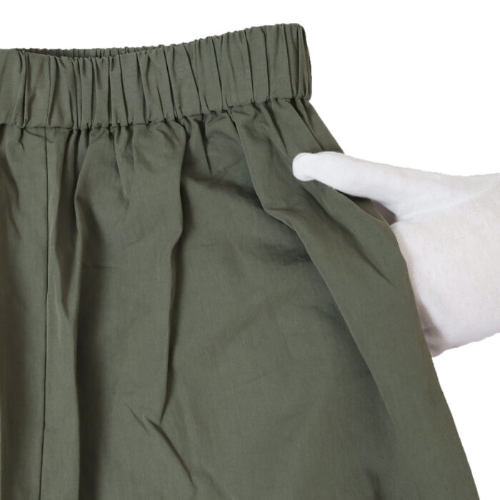 mao made 611302 裾タック＆ドロスト ボリューミー パンツ マオメイド