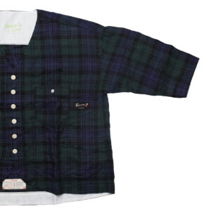 快晴堂 かいせいどう 61JK-02 タータンチェック/エバーグリーン ふわりカーディガン 羽織 チェック柄 カーディガン