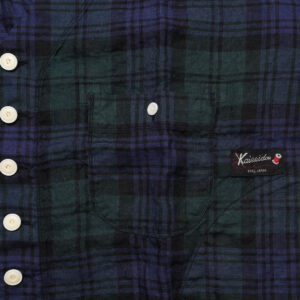 快晴堂 かいせいどう 61JK-02 タータンチェック/エバーグリーン ふわりカーディガン 羽織 チェック柄 カーディガン