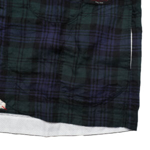 快晴堂 かいせいどう 61JK-02 タータンチェック/エバーグリーン ふわりカーディガン 羽織 チェック柄 カーディガン