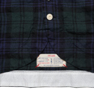 快晴堂 かいせいどう 61JK-02 タータンチェック/エバーグリーン ふわりカーディガン 羽織 チェック柄 カーディガン