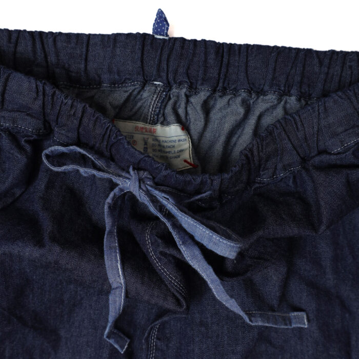 快晴堂 かいせいどう 62P-19 Girl’s マルチシーズン 6オンスデニム ふわふわタックパンツ ボトム パンツ デニム