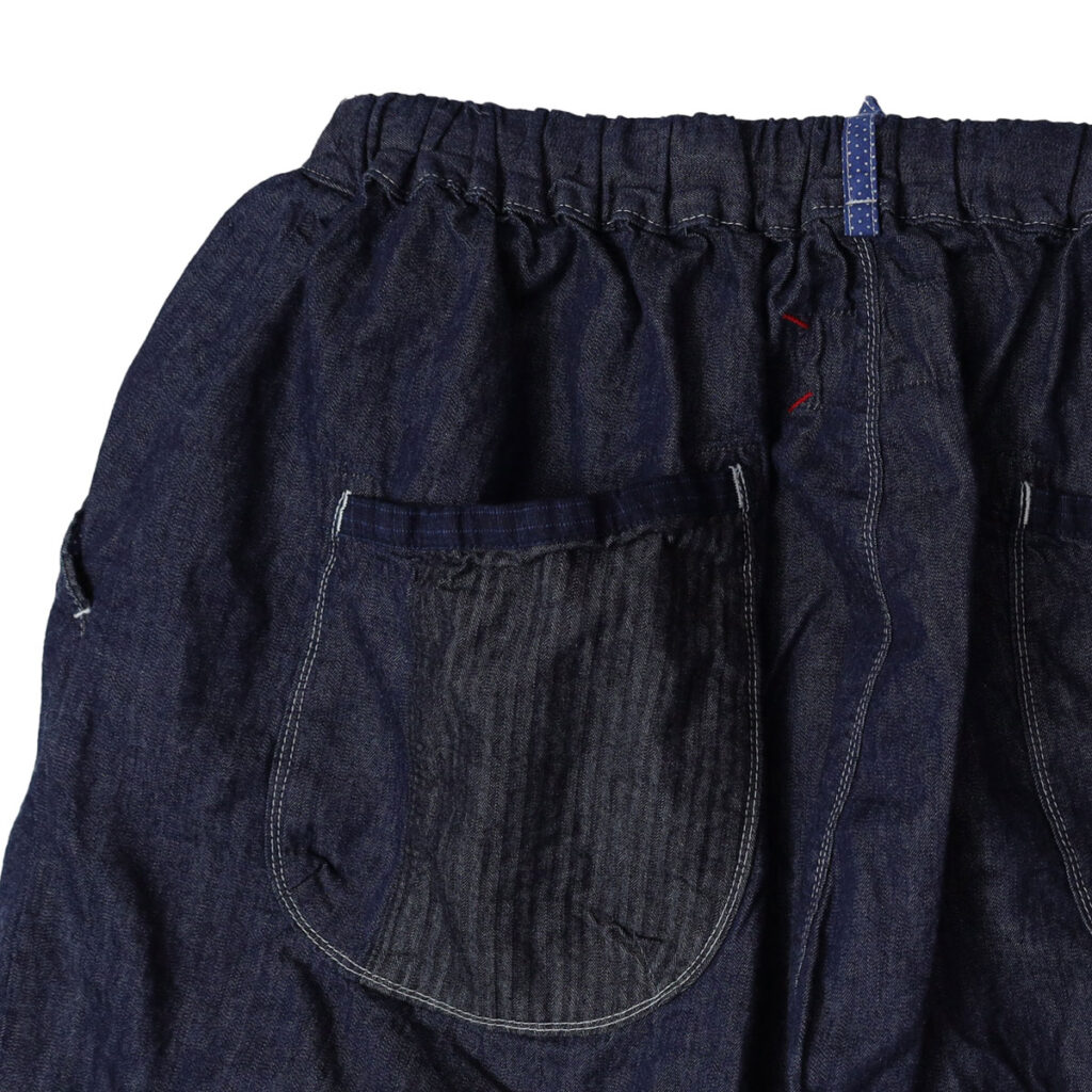 快晴堂 かいせいどう 62P-19 Girl’s マルチシーズン 6オンスデニム ふわふわタックパンツ ボトム パンツ デニム