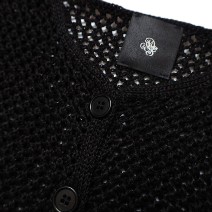 CNMDS2601 maison de soil メゾンドソイル 5GG LINEN OPENWORK KNIT VEST リネン ベスト