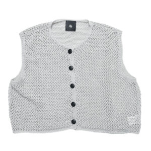 CNMDS2601 maison de soil メゾンドソイル 5GG LINEN OPENWORK KNIT VEST リネン ベスト