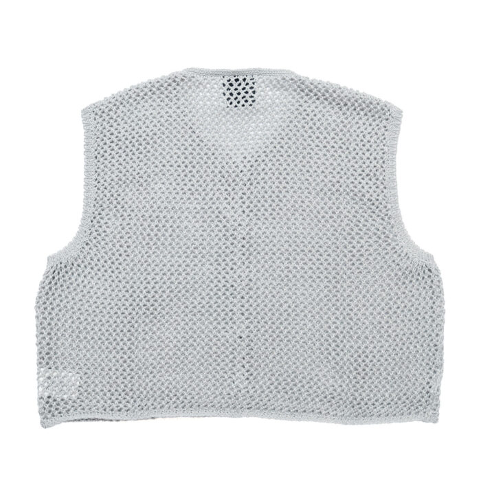 CNMDS2601 maison de soil メゾンドソイル 5GG LINEN OPENWORK KNIT VEST リネン ベスト