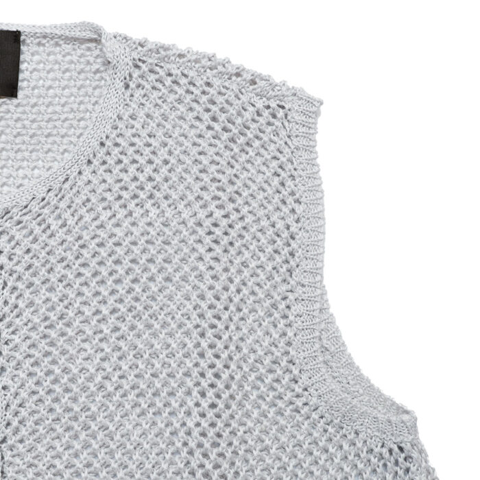 CNMDS2601 maison de soil メゾンドソイル 5GG LINEN OPENWORK KNIT VEST リネン ベスト