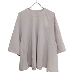 evam eva トップス E261T119 cotton flare pullover
