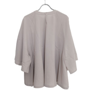 evam eva トップス E261T119 cotton flare pullover