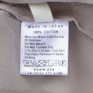 evam eva トップス E261T119 cotton flare pullover