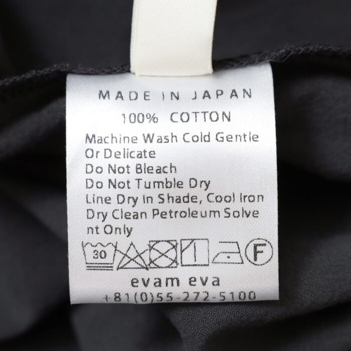 evam eva E261T120 cotton raglan one-piece エヴァムエヴァ ワンピース