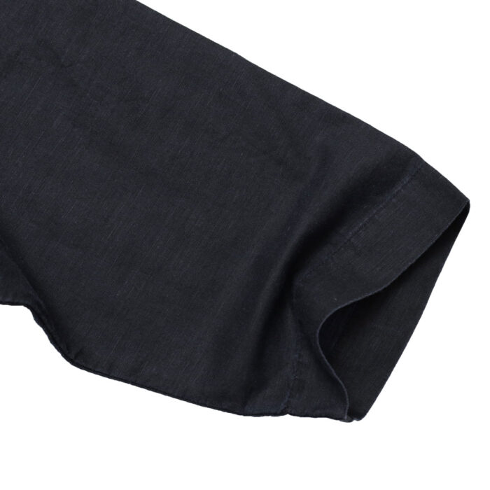 prit プリット P81603 リネンコットン交織平織ピグメント加工７分袖ビッグポケットワイド プルオーバー ７分袖 プルオーバー 麻 トップス