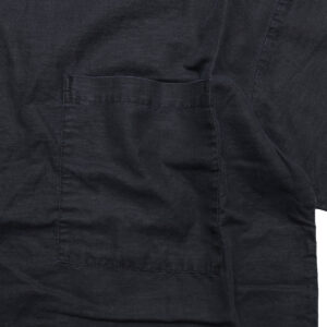 prit プリット P81603 リネンコットン交織平織ピグメント加工7分袖ビッグポケットワイド プルオーバー 7分袖 プルオーバー 麻 トップス