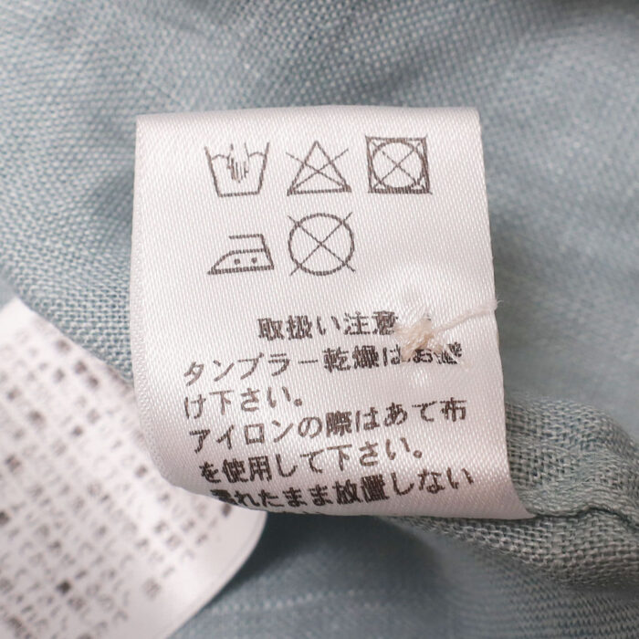 prit プリット P81646 60/1フレンチリネン 5分袖レギュラーカラーシャツ トップス 麻100％ リネン