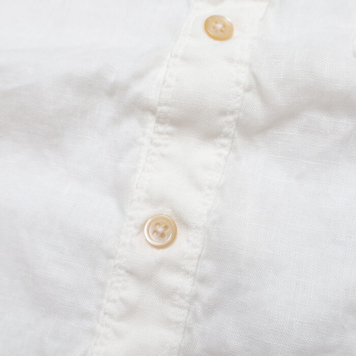 prit プリット P81646 60/1フレンチリネン 5分袖レギュラーカラーシャツ トップス 麻100％ リネン