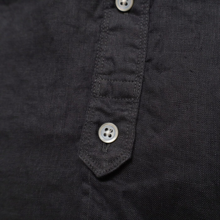 prit プリット P81646 60/1フレンチリネン 5分袖レギュラーカラーシャツ トップス 麻100％ リネン