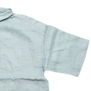 prit プリット P81646 60/1フレンチリネン 5分袖レギュラーカラーシャツ トップス 麻100% リネン