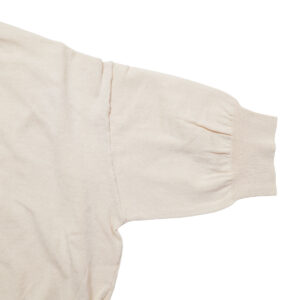 prit プリット P916108 40/2ハイツイストコットン16Ｇ天竺編み衿付き5分袖ワイドプルオーバー プルオーバー トップス