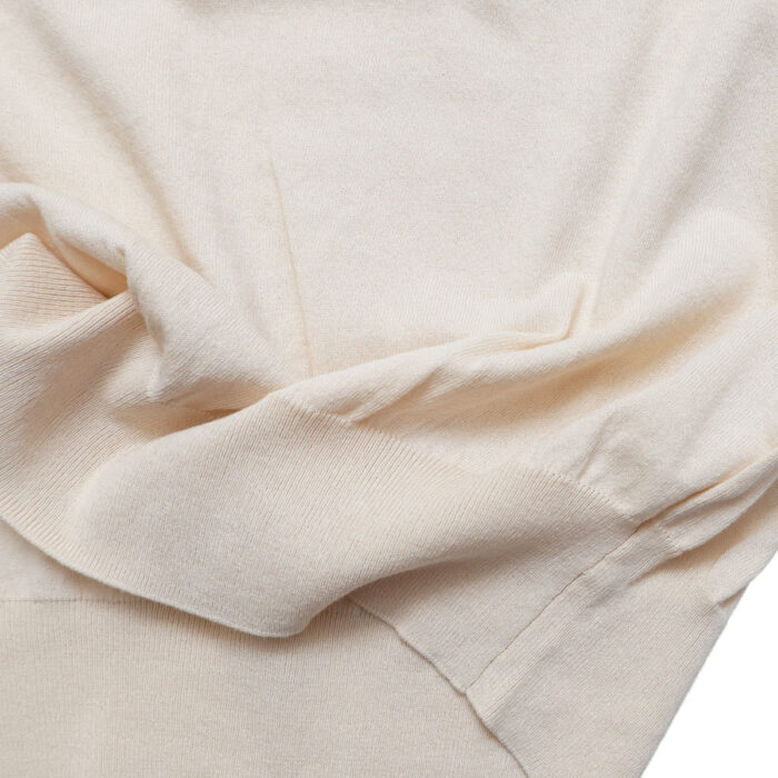 prit プリット P916108 40/2ハイツイストコットン16Ｇ天竺編み衿付き5分袖ワイドプルオーバー プルオーバー トップス