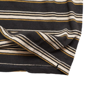 prit プリット P91631 19/1リサイクルムラ糸天竺マルチボーダー5分袖クルーネックワイドTシャツ 5分袖 Tシャツ ボーダー トップス