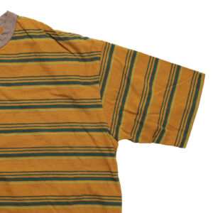 prit プリット P91631 19/1リサイクルムラ糸天竺マルチボーダー5分袖クルーネックワイドTシャツ 5分袖 Tシャツ ボーダー トップス