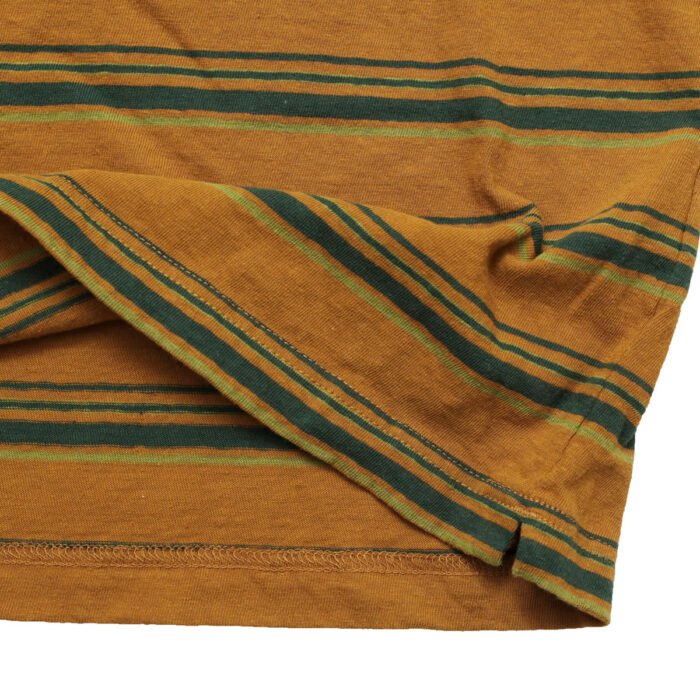 prit プリット P91631 19/1リサイクルムラ糸天竺マルチボーダー5分袖クルーネックワイドＴシャツ 5分袖 Ｔシャツ ボーダー トップス