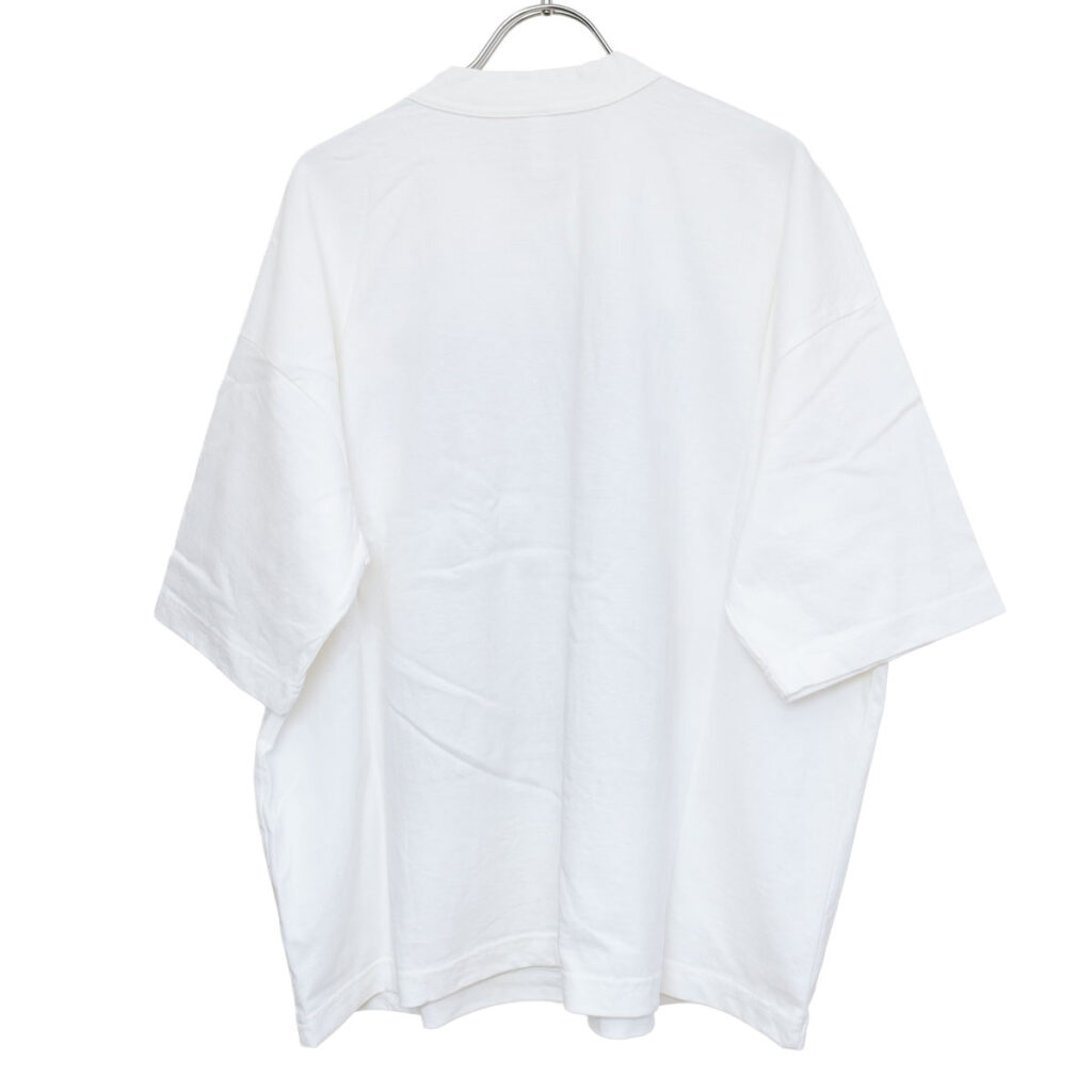 prit プリット P91638 17/1空紡天竺×10/1ムラ糸プリント5分袖フレームTシャツ 5分袖 Tシャツ ドット トップス