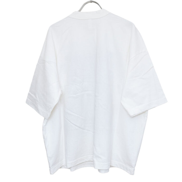 prit プリット P91638 17/1空紡天竺×10/1ムラ糸プリント5分袖フレームＴシャツ 5分袖 Ｔシャツ ドット トップス