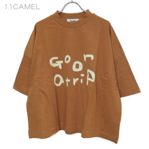 tumugu ツムグ TC26103 ラフィ天竺 プリントT (go on a trip) Tシャツ トップス　