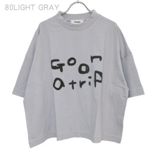 tumugu ツムグ TC26103 ラフィ天竺 プリントT (go on a trip) Tシャツ トップス　