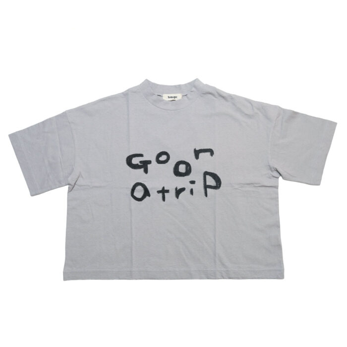 tumugu ツムグ TC26103 ラフィ天竺 プリントT (go on a trip) Tシャツ トップス　