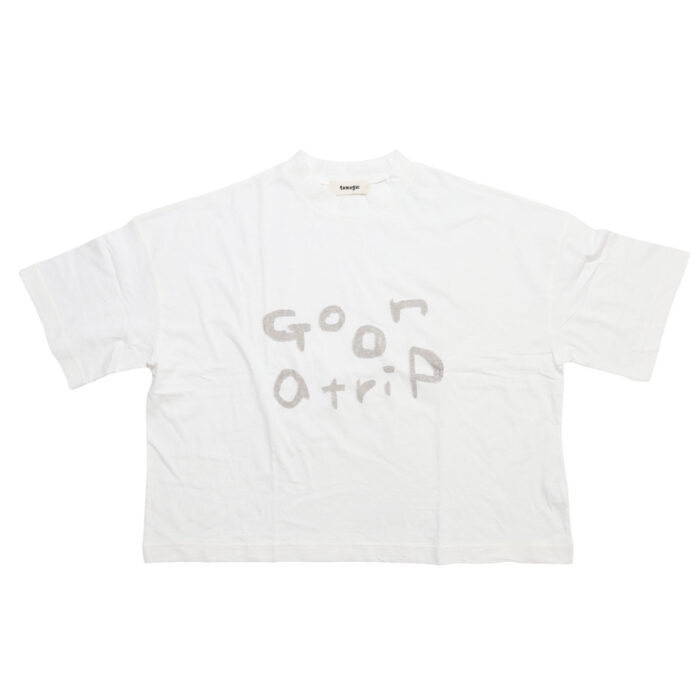 tumugu ツムグ TC26103 ラフィ天竺 プリントT (go on a trip) Tシャツ トップス　
