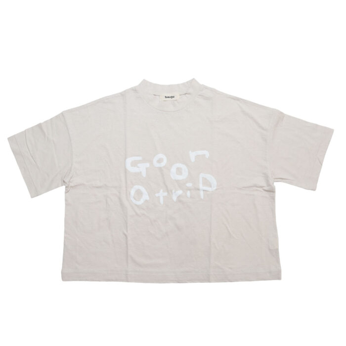 tumugu ツムグ TC26103 ラフィ天竺 プリントT (go on a trip) Tシャツ トップス　