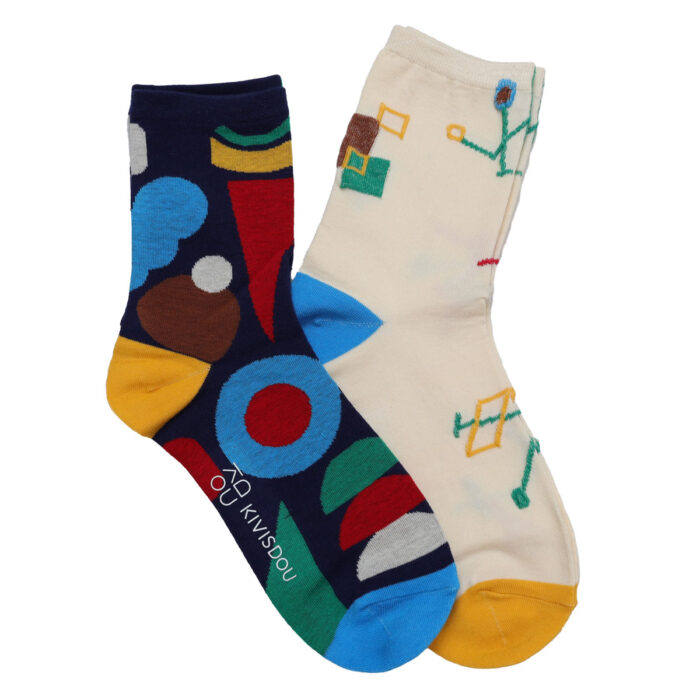 きびす堂 キビスドウ k31151 〇△□ ショートソックス(2足セット) 靴下 くつした