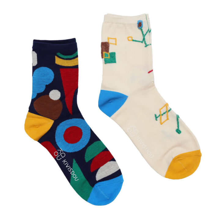 きびす堂 キビスドウ k31151 〇△□ ショートソックス(2足セット) 靴下 くつした