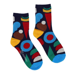 きびす堂 キビスドウ k31151 〇△□ ショートソックス(2足セット) 靴下 くつした