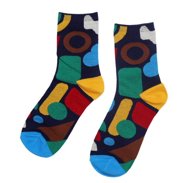 きびす堂 キビスドウ k31151 〇△□ ショートソックス(2足セット) 靴下 くつした