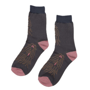 きびす堂 キビスドウ k41174 ドローイングドッグ クルーソックス(2足セット) 靴下 くつした