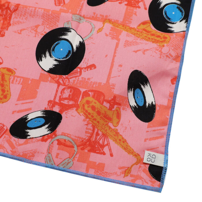 きびす堂 キビスドウ k81077 いろいろプリント 大判プリントハンカチ バンダナ